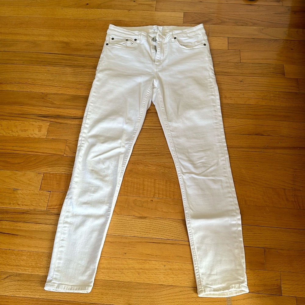 Acne Studios skinny vintage white jeans size 28/32